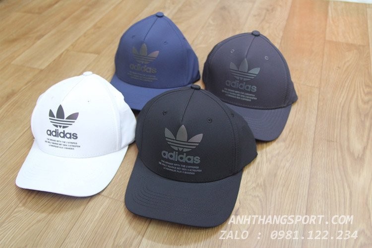 Xưởng sỉ nón thể thao Adidas logo phản quang cực chất