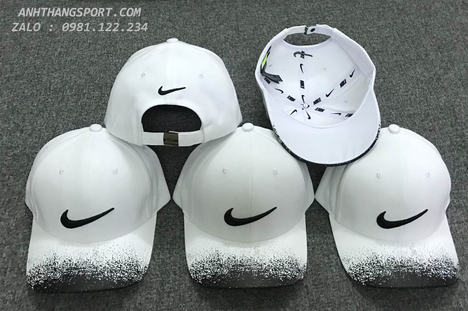 bán sỉ nón thể thao Nike Training màu trắng cực chất