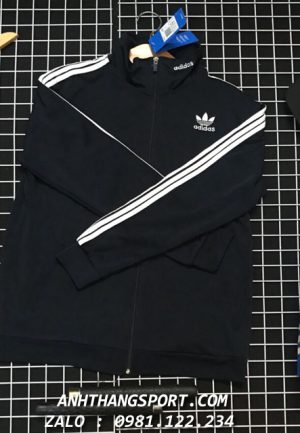 Xưởng chuyên sỉ áo khoác thể thao Adidas 3 sọc màu đen