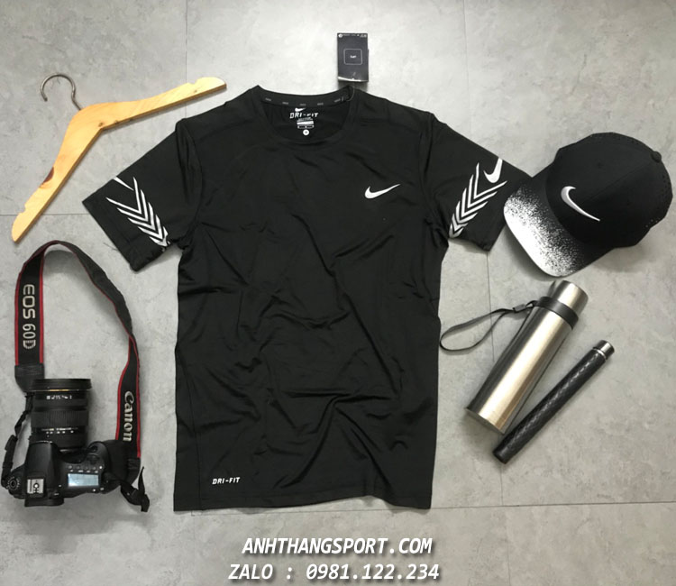 Nơi Bán Sỉ Áo Thể Thao Nam Nike Drifit 2019 màu đen