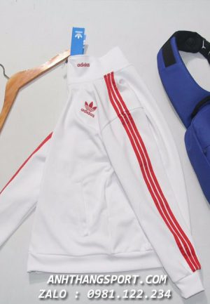 Sỉ áo khoác Adidas Bomber Original 2019 màu trắng giá rẻ