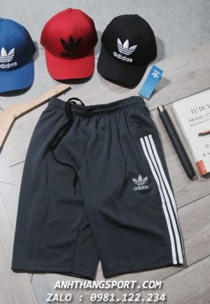Xưởng sỉ quần tập gym Adidas 3 sọc màu đen