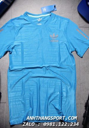 Sỉ áo thể thao adidas logo 3 lá màu xanh rất đẹp