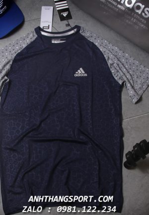 Mẫu áo Adidas phối vai họa tiết ép cao tầng cực chất