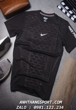 Xưởng may áo thể thao Nike Pro 2019 màu đen giá rẻ