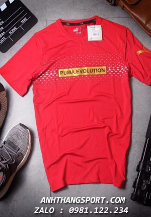 Xưởng chuyên sỉ áo thể thao Puma Evolution 2019 màu đỏ cực chất