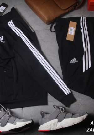 Nơi bán buôn đồ bộ thể thao Adidas 3 sọc màu đen cực chất