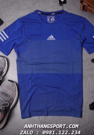 Đồ tập gym nam Adidas Climachill 2019 màu xanh