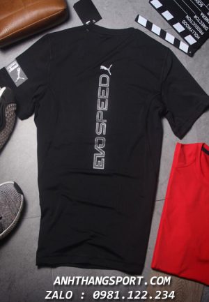 Nơi bán sỉ áo thun thể thao Puma Evo Speed 2019 màu đen