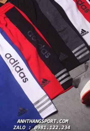 Quần short thể thao Adidas 3 Stripes tem phản quang cao cấp