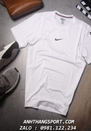 Xưởng chuyên sỉ áo thể thao Nike Pro 2019 màu trắng