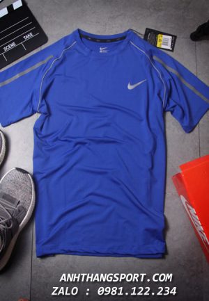 Bán buôn áo thun thể thao nike màu xanh tuyệt đẹp