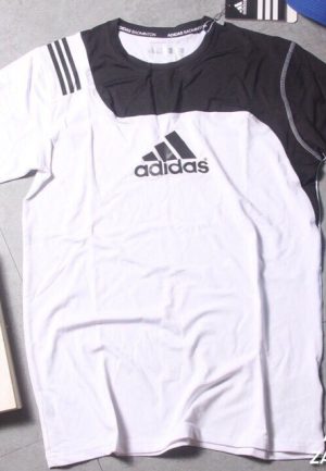 Xưởng may áo thể thao Adidas cổ tròn màu trắng