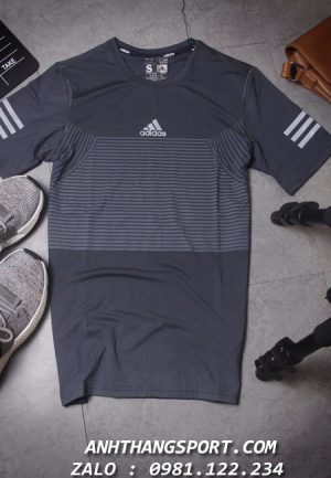 Sỉ áo tập gym Adidas Climachill 2019 màu xám