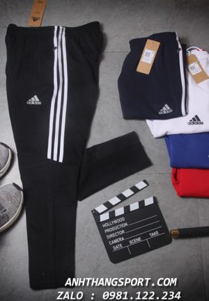 Bán buôn quần dài thể thao Adidas 3 Sọc chéo siêu đẹp