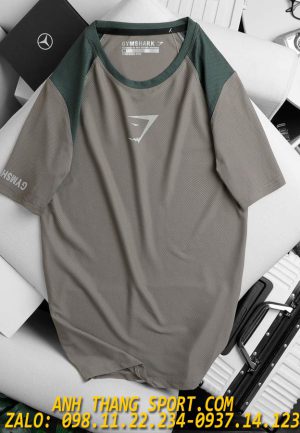 Áo gymshark phối vai đehp giá cực kỳ rẻ