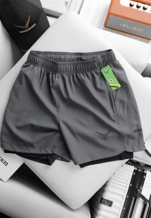 quần short thể thao nam 2 lớp phản quang giá rẻ