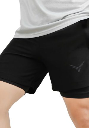 quần tập gym nam 2 lớp